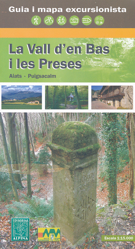 Editorial Alpina mapa La Vall d'en Bas i les Preses 1:15 t.