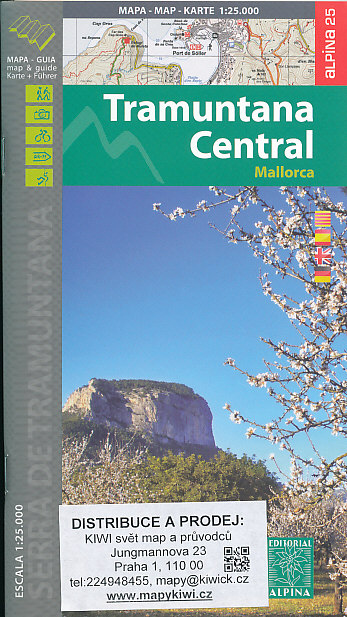 Editorial Alpina mapa Mallorca Tramuntana Central 1:25 t.