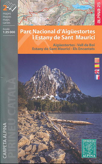 Editorial Alpina mapa Parc Nacional d Aigüestortes i Estany de Sant Maurici 1:25