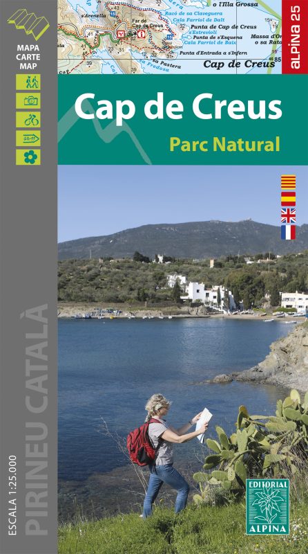 Editorial Alpina mapa Cap de Creus Parc Natural 1:25 t.