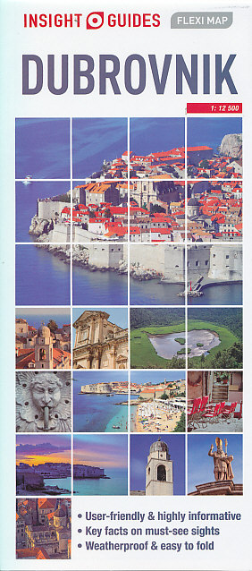 Insight Guides vydavatelství plán Dubrovnik 1:12,5 t. laminovaný