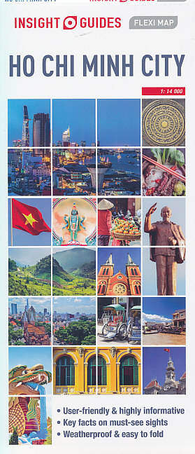 Insight Guides vydavatelství plán Ho Chi Minh City 1:14 t. laminovaný