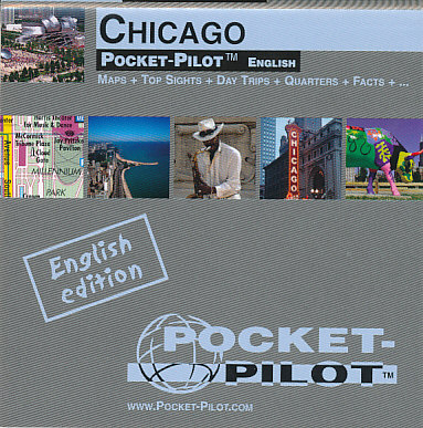 Borch plán Chicago pocket-pilot laminovaný
