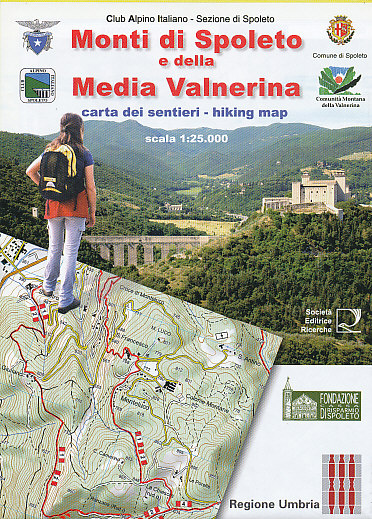 Escursionista distributor mapa Monti di Spoleto e Media Valnerina (Umbrie) 1:25 t.
