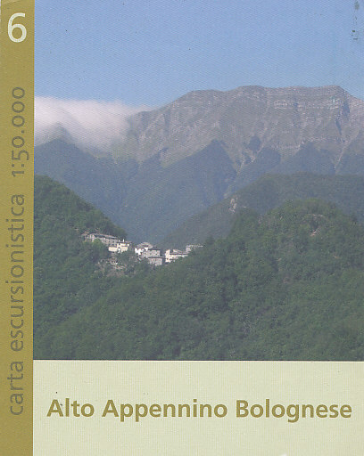 Escursionista distributor mapa Alto Appennino Bolognese 1:50 t.