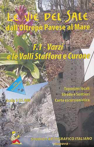 Escursionista distributor mapa Varzi e le Valli Staffora e Curone 1:25 t.