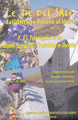 Escursionista distributor mapa Torriglia e Valli Scrivia,Trebbia e Aveto 1:25 t.