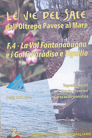 Escursionista distributor mapa La Val Fontanabuona 1:25 t.