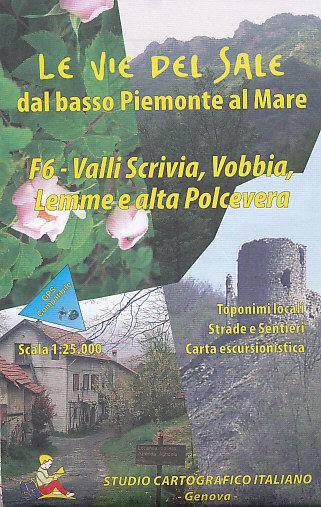 Escursionista distributor mapa Valli Scrivia,Vobbia,Lemme e alta Polcevera 1:25 t.
