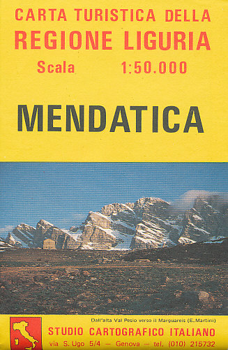 Escursionista distributor mapa Mendatica 1:50 t.