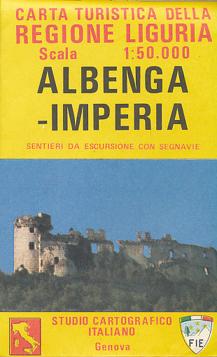 Escursionista distributor mapa Albenga-Imperia 1:50 t.