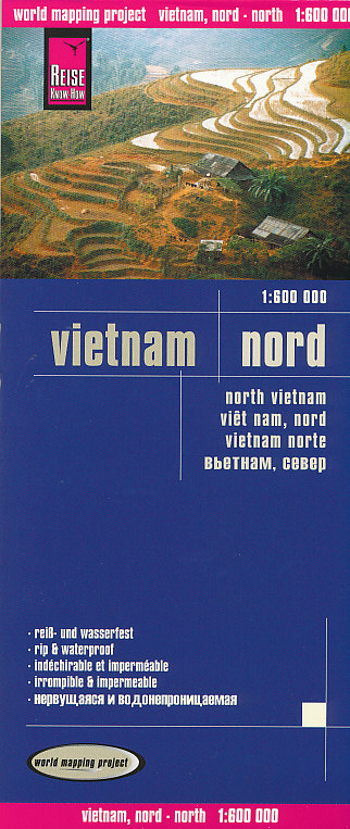 Reise Know-How Verlag mapa Vietnam north 1:600 t.