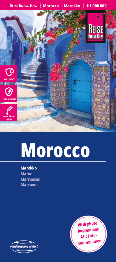 Reise Know-How Verlag mapa Morocco (Maroko) 1:1 mil.
