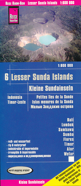 Reise Know-How Verlag mapa Lesser Sunda Islands 1:800 t.