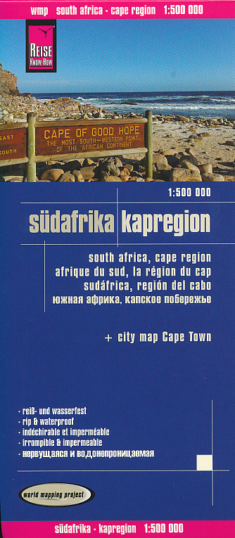 Reise Know-How Verlag mapa South Africa-Cape region 1:500 t. voděodolná
