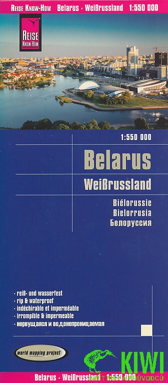 Reise Know-How Verlag mapa Belarus 1:550 t. laminovaná