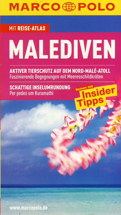 Marco Polo reisefuhrer edice průvodce Malediven 9. edice německy