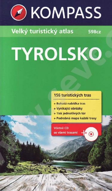 Tyrolsko, velký turistický průvodce (Kompass)