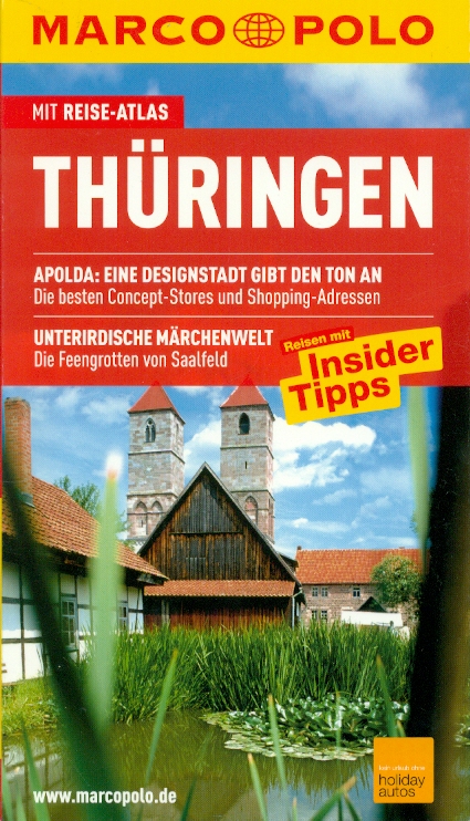 Marco Polo reisefuhrer edice průvodce Thuringen německy