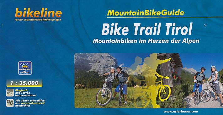Esterbauer vydavatelství cykloprůvodce Bike Trail Tirol 1:35 t. německy