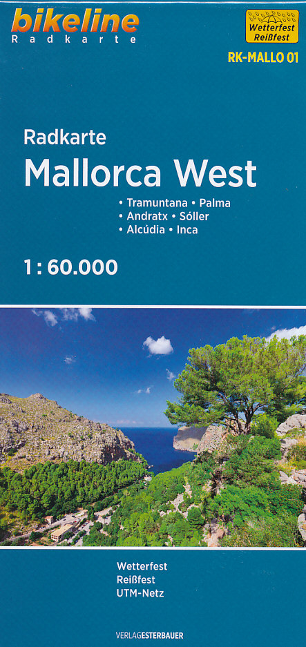 Esterbauer vydavatelství cyklomapa Mallorca West 1:60 t. laminovaná