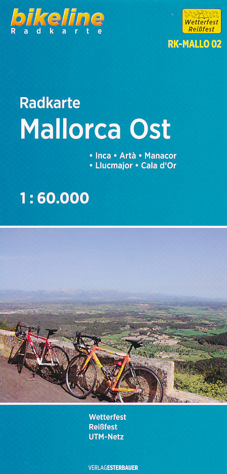 Esterbauer vydavatelství cyklomapa Mallorca Ost 1:60 t. laminovaná