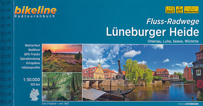 Esterbauer vydavatelství cykloprůvodce Luneburger Heide, Bremen (Ilmenau, Luhe, Seeve, W