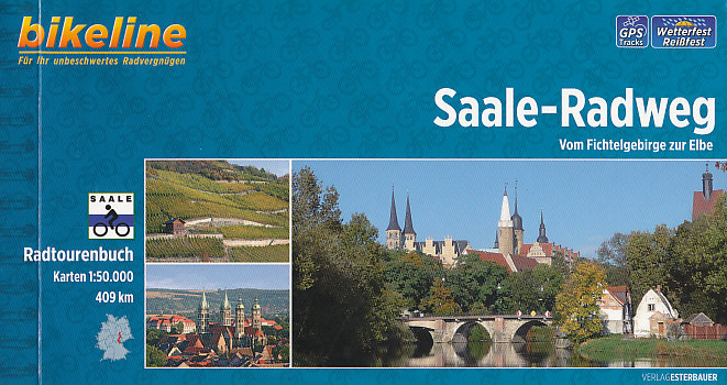 Esterbauer vydavatelství cykloprůvodce Saale Radweg 1:50 t. německy