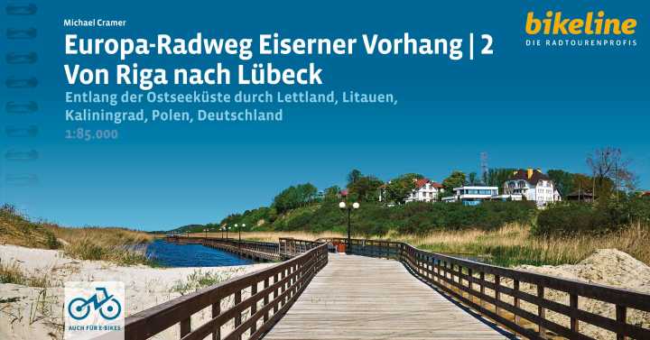 Esterbauer vydavatelství cykloprůvodce Eiserner Vorhang Von Riga nach Lubeck 2 - 1:85 t.