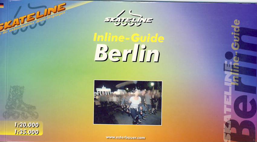 Esterbauer vydavatelství průvodce Berlin Inline, Skateline 1:35 t. německy