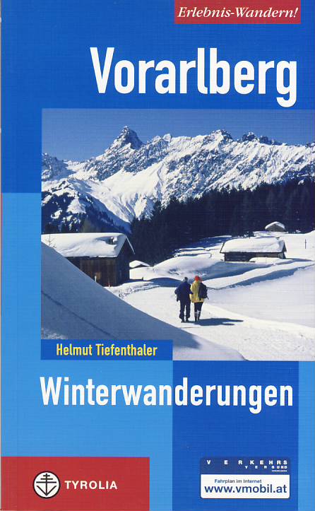 Geocenter/Bertelsmann distribuce zimní průvodce Vorarlberg Winterwanderungen něm.