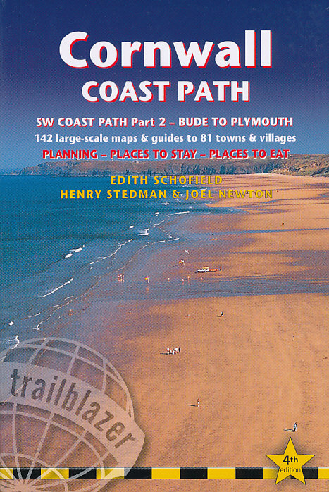Trailblazer vydavatelství průvodce Cornwall, Coast Path 4. edice anglicky