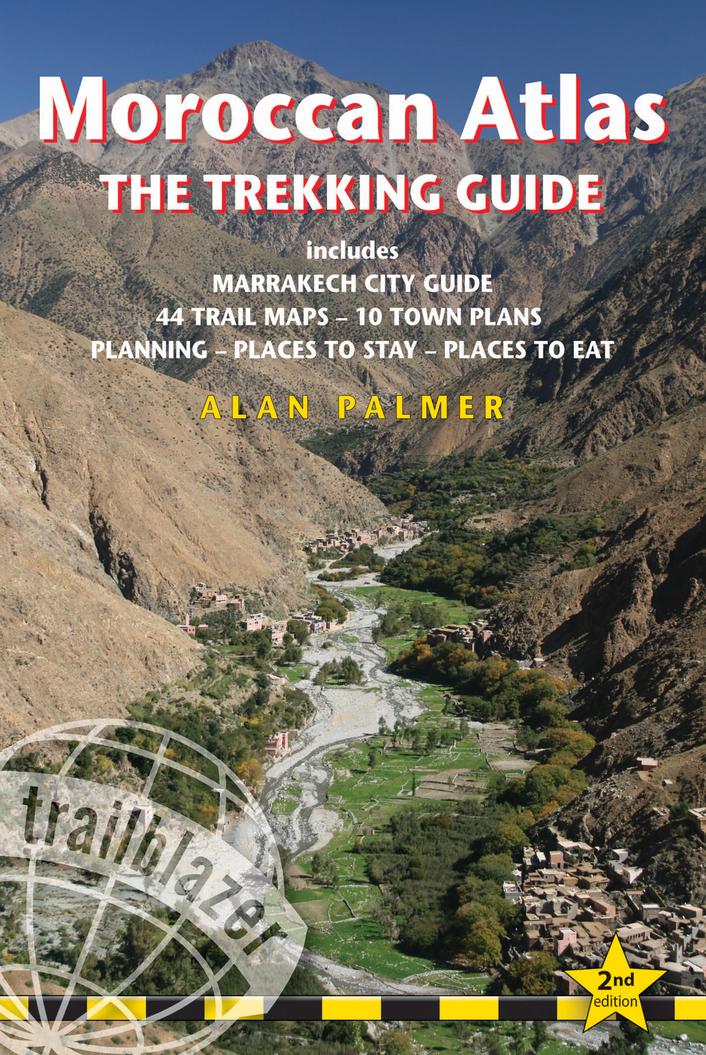 Trailblazer vydavatelství průvodce Moroccan Atlas trekking guide anglicky