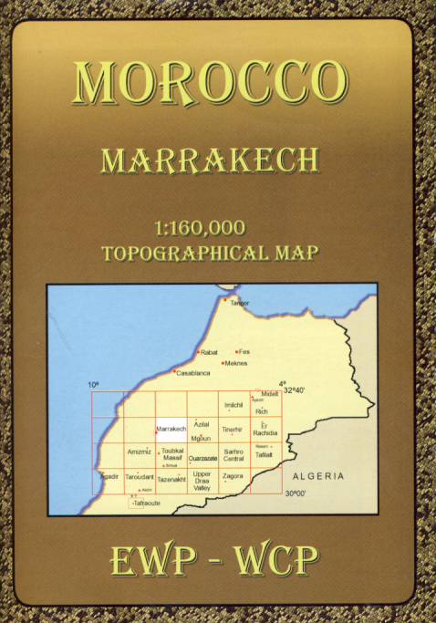 Cordee mapa Marrakech 1:160 t. topografická