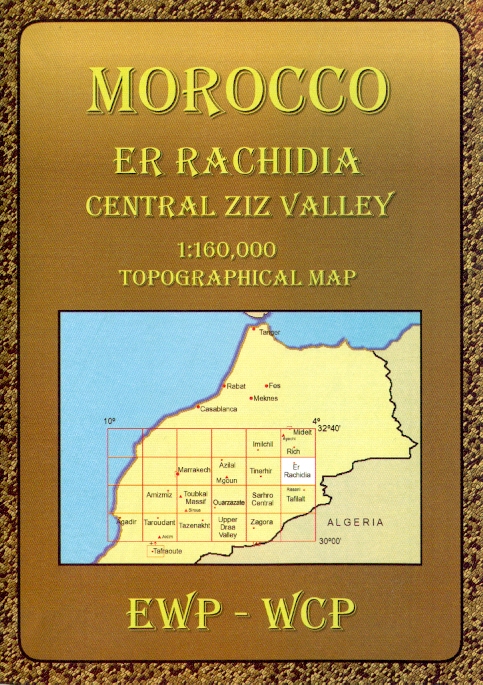 Cordee mapa Er Rachidia 1:160 t. (Maroko)