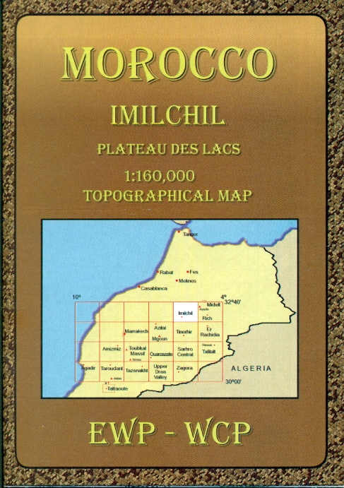 Cordee mapa Imilchil 1:160 t. (Morocco)