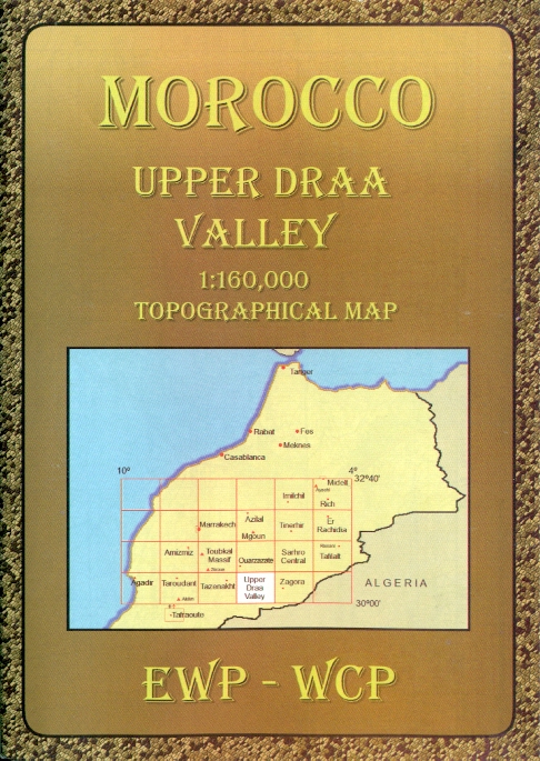 Cordee mapa Upper Draa Valley 1:160 t. (Maroko)