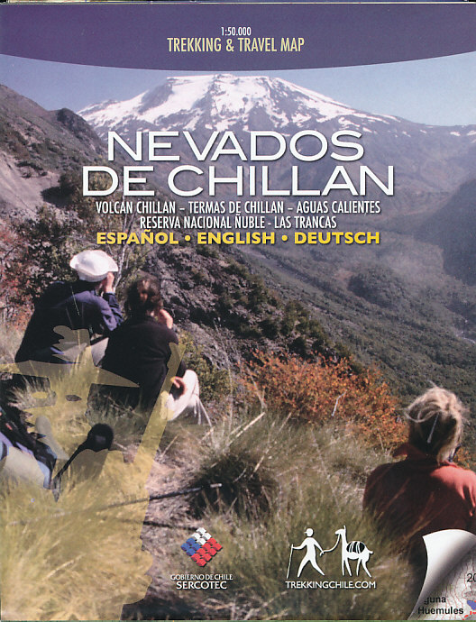 Cordee mapa Nevados de Chillan (Chile) 1:50 t.