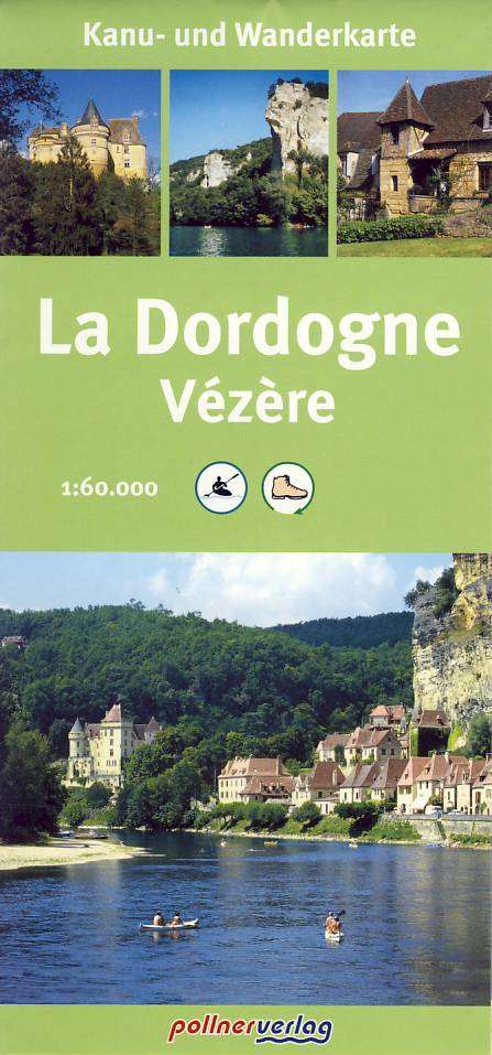 Cordee vodácká mapa La Dordogne, Vézére 1:60 t.