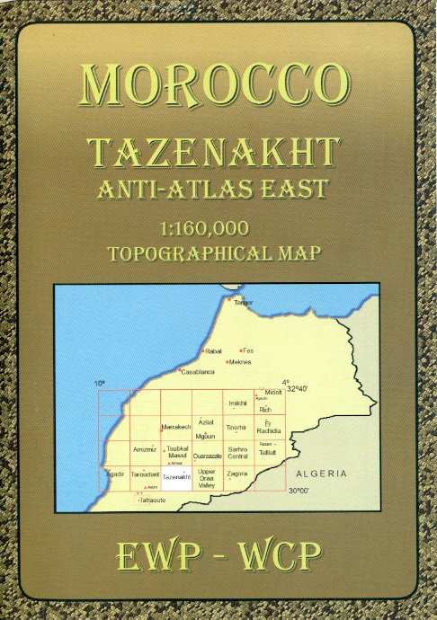 Cordee mapa Tazenakht 1:160 t. (Maroko)