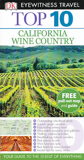 Dorling Kindersley vydavatelství průvodce California Wine Country TOP 10 anglicky