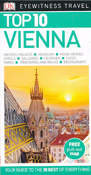 Dorling Kindersley vydavatelství průvodce Vienna TOP 10 (Vídeň) anglicky