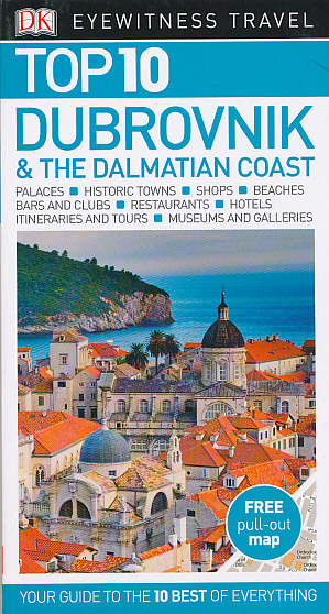 Dorling Kindersley vydavatelství průvodce Dubrovnik,the Dalmatian coast TOP 10 anglicky
