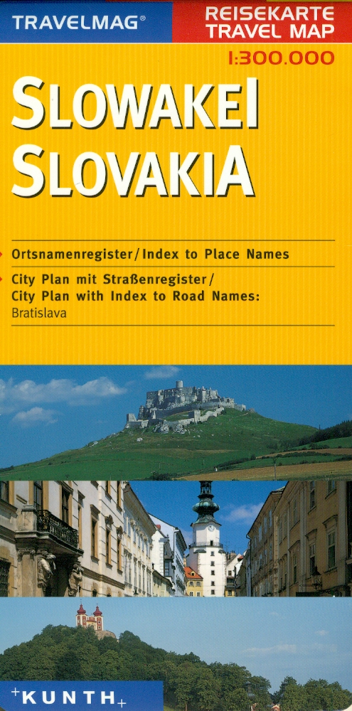 Kunth vydavatelství mapa Slovakia 1:300 t.