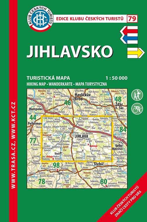 Jihlavsko - turistická mapa KČT č.79