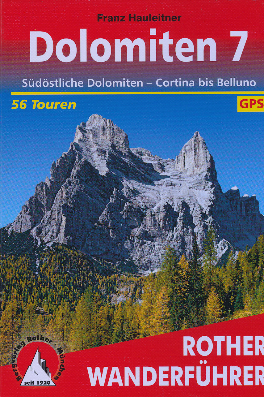 Rother Dolomiten 7 (Cortina-Belluno), německy WF