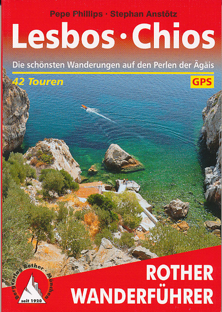 Bergverlag Rother vydavatelství průvodce Lesbos, Chios 1.edice německy