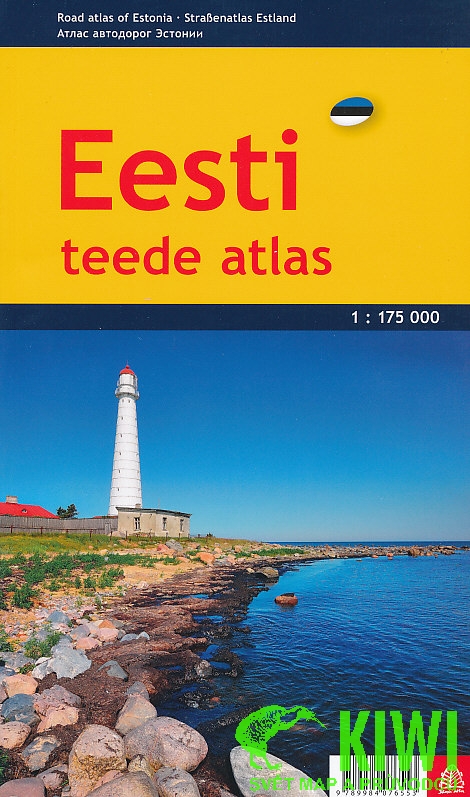 Jana Seta vydavatelství atlas Estonia (Estonsko) 1:175 t.