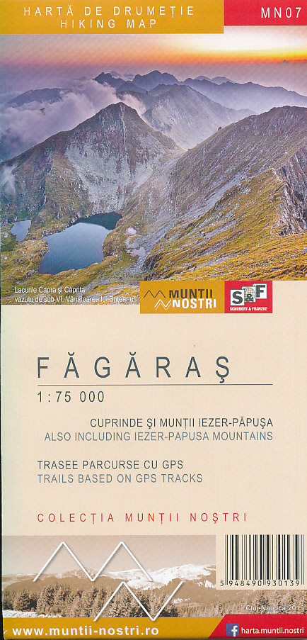 Schubert & Franzke mapa Fagaras 1:35 t.-1:75 t.