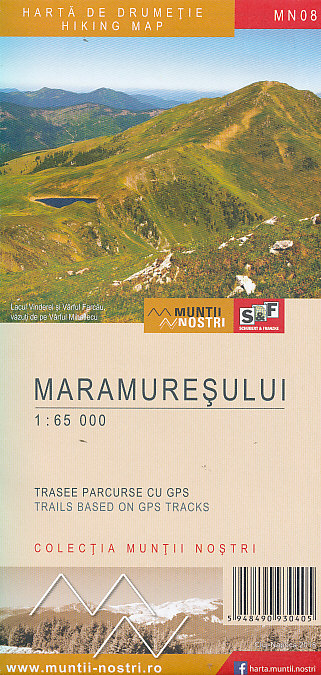 Schubert & Franzke mapa Maramureš 1:65 t.